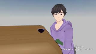 MMDお茶碗にご飯がなくて少しずつアピールしてくる猫一松