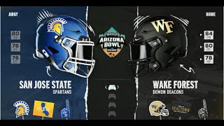 CFB REIMAGINED 2024 ARIZONA BOWL (Tucson, AZ) - San Jose State (6-6) vs Wake Forest (6-6)