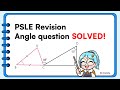 Primary 6 angles question SOLVED | P6 Geometry