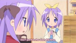 [Lucky Star] All of Tsukasa-chan and her cell phone - kawaii