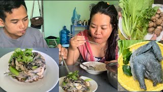 មាន់ខ្មៅស្ពៃខៀវ🥬ម្ហូបតុការមិនងាយបានហូបទេធ្វើហូបអោយឆ្ងាញ់មាត់ម្ដងរីករាយថ្ងៃខួបកំណើតខ្លួនឯង