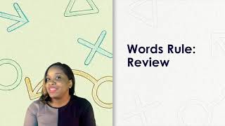 Flex Your Skills: Word Rules Review
