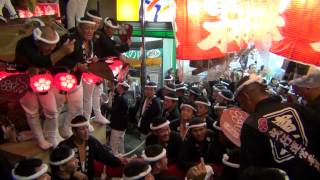 平成24年(2012)　鳳だんじり祭　本宮　灯入れ曳行　その１(北進)