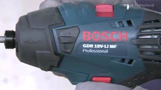 Test de la visseuse à choc BOSCH GDR 18V-LI - 06019A130X