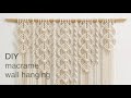 DIY | macrame wall hanging | 마크라메 월 행잉