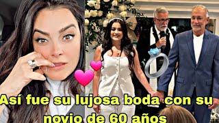 😍Así fue la boda de Daniella Navarro con su novio de 60 años llena de lujos!