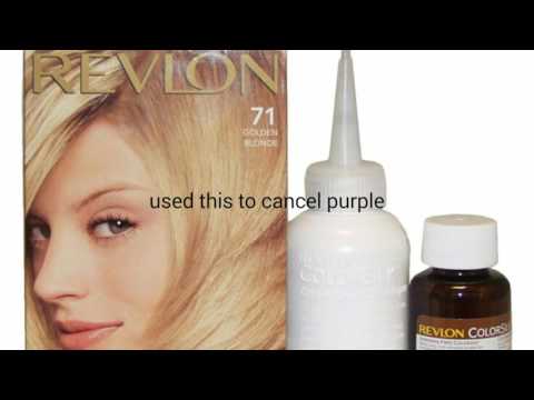 How to: remove blue or purple hair dye How to: remove blue or purple hair dye