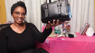 Fossil satchel bag reveal & Temu haul