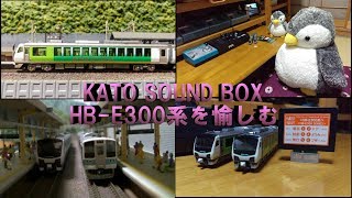 【Nゲージ鉄道模型】KATO SOUND BOX HB-E300系を愉しむ