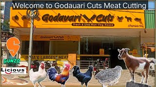 How To Best Meat Store Godavari cuts Chicken Mutton Fish Country Chicken Kadaknath Quail Birds