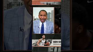 THE NERVE! 😠 Stephen A. reacts to Ben Simmons trolling the 76ers for getting eliminated #shorts