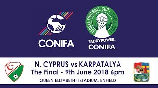 CONIFA World Football Cup 2018 - Final | Northern Cyprus v Karpatalya   Highlights