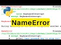 NameError | Python | Tutorial