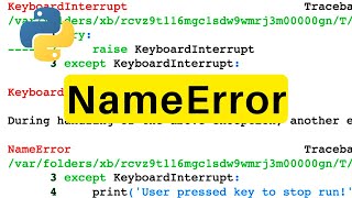 NameError | Python | Tutorial