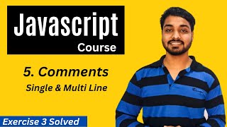 Comments In Javascript | Javascript Tutorial In Hindi #5