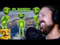 Forsen Reacts to Aliens... PLEASED