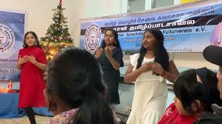 23.12.2022, Essen Tamil School Christmas Event, Dance by Adshiya, Sowmiya and Siitha,