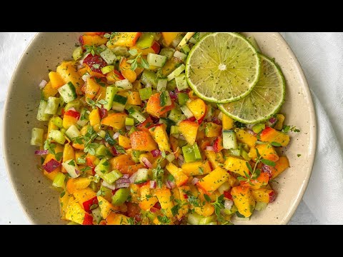 Colorful Summer Peach Salsa Recipe