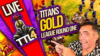 TITANS GOLD LEAGUE 4 ROUND ONE Miguel vs Repard and More #ageofempires2 #4k  (07-01-2025)