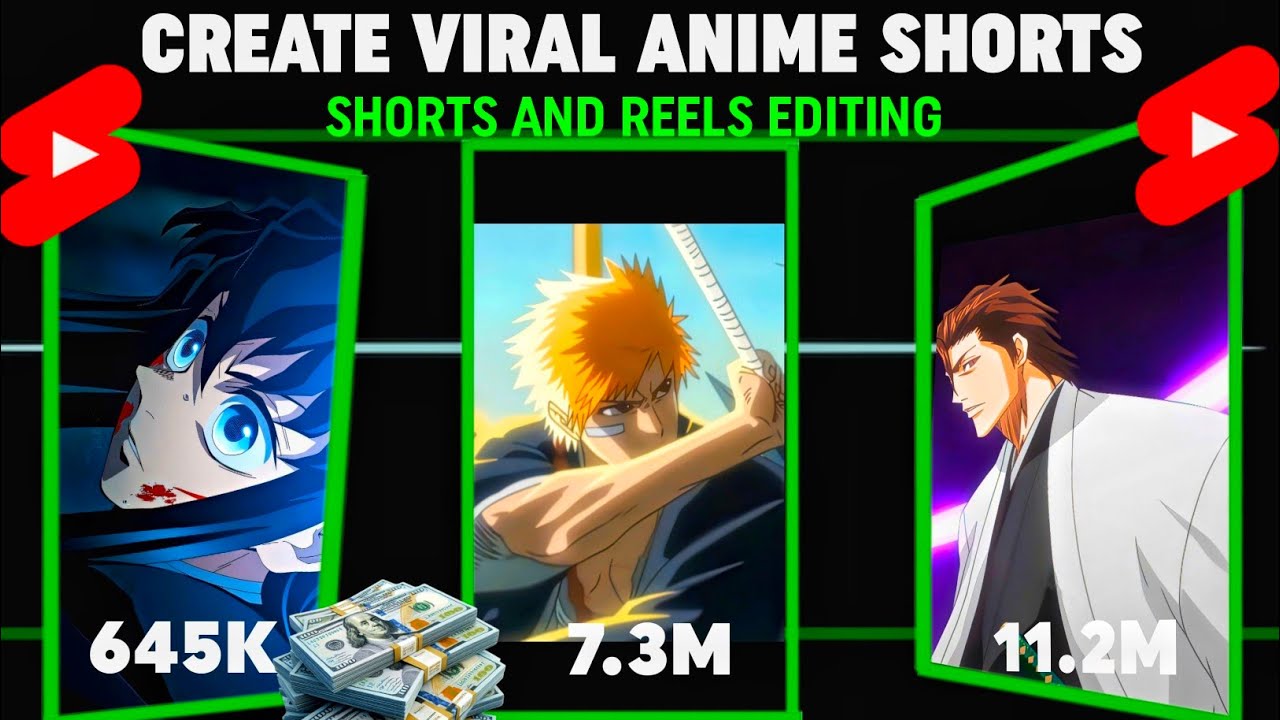 Viral Anime Shorts Editing How To Create Anime Shorts Youtube