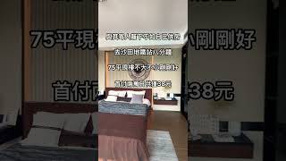 去沙田站八分鐘｜75平現房｜首付兩萬｜日供38蚊 #深圳 #realestate #地鐵站 #惠州樓盤 #惠州房產 #熱門 #香港 #投資 #分享 #拎包入住 #現樓 #精裝修 #大亞灣樓盤 #惠陽