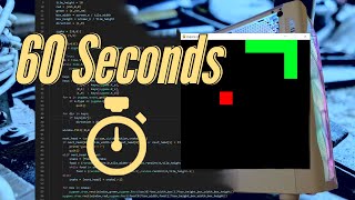 I Coded Snake in Python Under 60 Seconds 🔥
