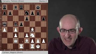 DeepMind's AlphaZero on Carlsen-Caruana Games 2 \u0026 7 (the QGD)