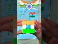 How to make Indian flag on Rubik's cube tutorial #trending #rubikscube #india #shorts #viralshorts