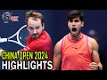 Carlos Alcaraz vs Daniil Medvedev SF Highlights | Beijing 2024