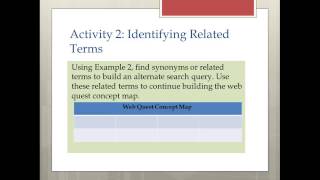 Web Quest Tutorial