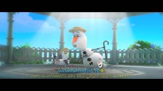 Frozen 'De Zomer' song - Sing-a-long Karaoke versie met Olaf | Offcial Disney  H