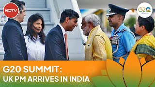 G20 Summit: UK Prime Minister Rishi Sunak Arrives In India