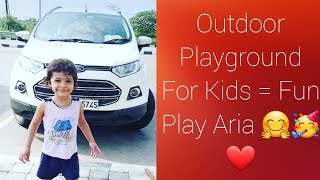 Outdoor Playground For Kids = Fun Play Area 🤗🥳❤