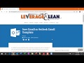 Save Email as Outlook Email Template - Macro Instructions