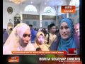 Pasangan pengantin sertai Majlis Pernikahan Jamaie Syarie, Perak