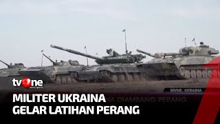 Rusia - Ukraina Diambang Perang, Militer Ukraina Gelar Latihan Perang | Kabar Hari Ini tvOne