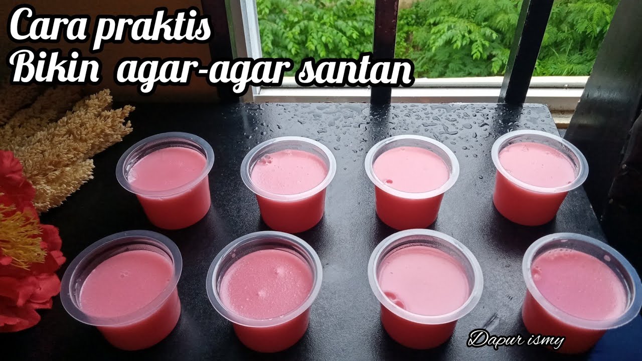 Cara Praktis Bikin Agar Agar Santan - YouTube