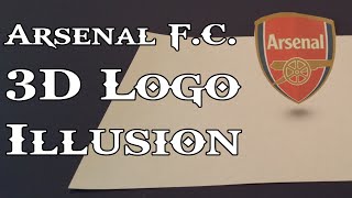 Arsenal F.C. 3D Logo Illusion