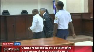 Varían medida de coerción a farmacéutico José Cruz