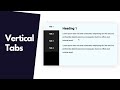 How To Design Vertical Tabs Using HTML, CSS & JavaScript - Live Blogger