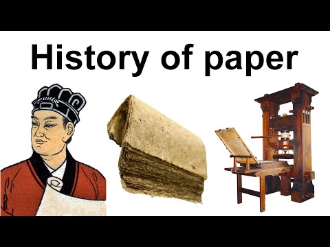 Who was the first to make paper?
