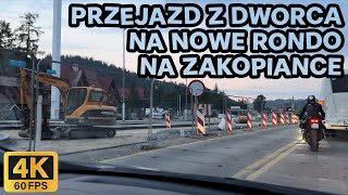 🔴Zakopane z DWORCA w stronę ZAKOPIANKI DK47, jak się jeździ🌇wieczorem w wakacje,4K❗2024.07.19 ASMR