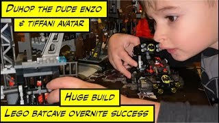 duhop Huge Lego build Batman Batcave overnight success surprise vlog