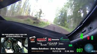 Mikko Eskelinen \u0026 Arto Kapanen - FRC Pohjanmaa Ralli 2024 SS8: Kytölä-Torstila #2