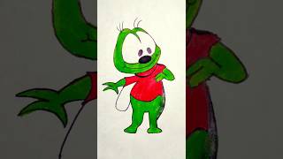 How to draw brave and friendly fly zipper from chip'n dale Rescue rangers#rescuerangers #shorts#art