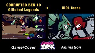 Corrupted BEN 10 Glitched Legends vs BF & Pibby  | Come Learn With Pibby x FNF Animation x GAME