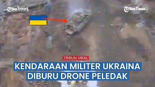 Kendaraan Militer Ukraina Makin Kurang, Dihantam Habis Drone ‘BT-40’ Rusia