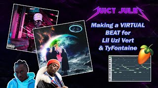 How to make a VIRTUAL BEAT for Lil Uzi Vert \u0026 TyFontaine || FL Studio 20 Tutorial #1