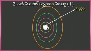 క్వాంటం సంఖ్యలు-( QUANTUM NUMBERS)