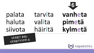 Verbit #4b: Verbityyppi 6 (preesens)